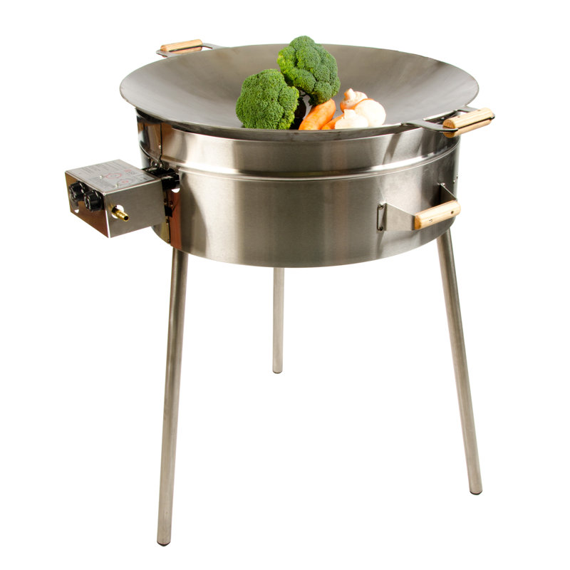 GrillSymbol 68cm Wok 2Burner Liquid Propane Barbecue Grill Wayfair.co.uk